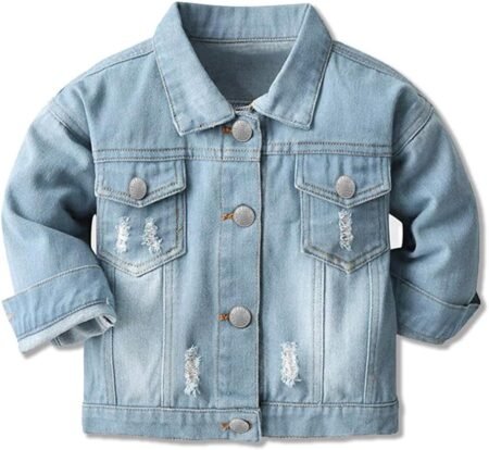 Classic Denim Jacket for Boys Kids Boys Casual Jean Coat