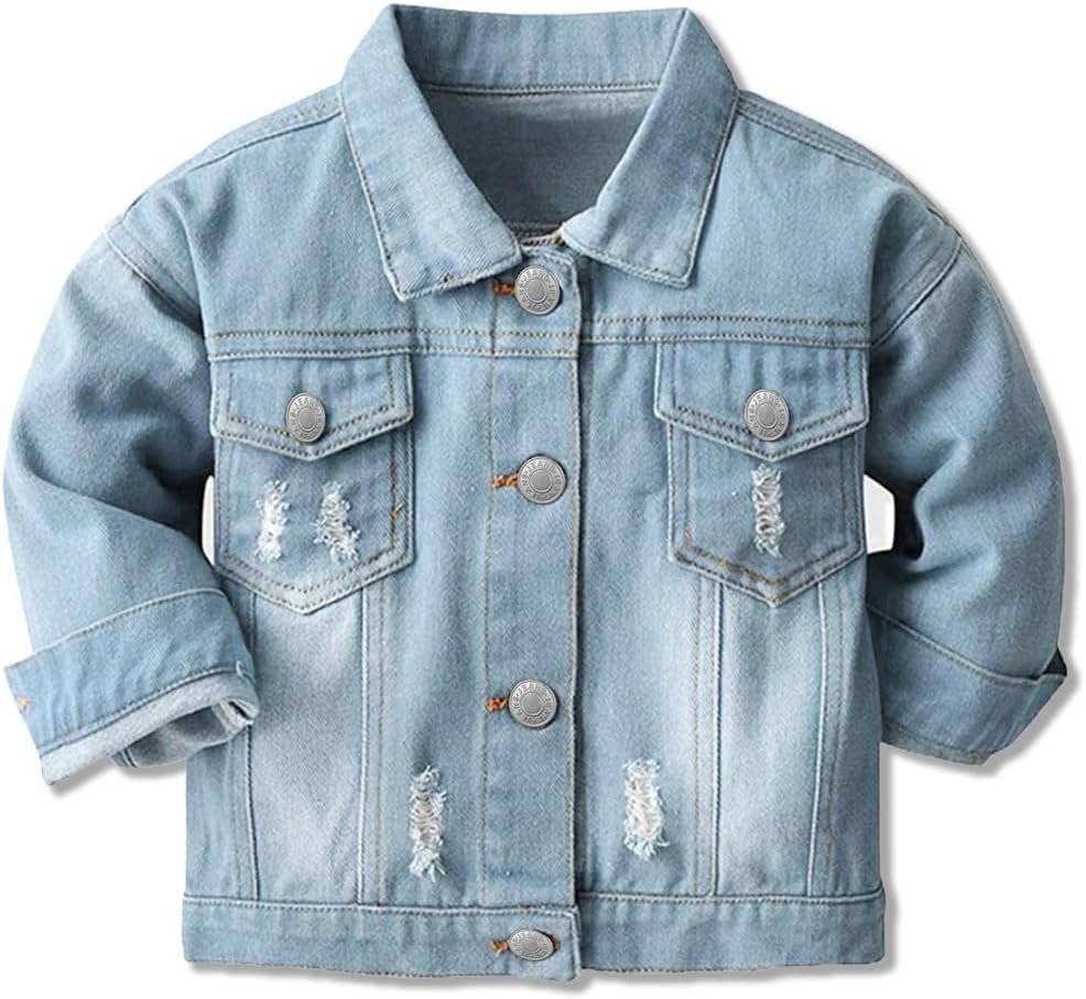 Classic Denim Jacket for Boys Kids Boys Casual Jean Coat