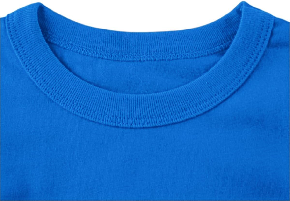 Kids' Short-Sleeve T-Shirt Crewneck Active Tee 100% Cotton Causal Tops for Girl Boy Toddler - Image 2