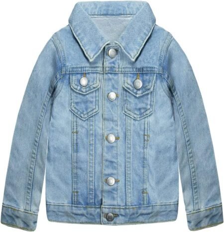 Little Boys Jean Jacket Stone Washed Soft Denim Outfit