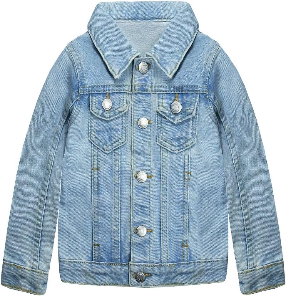 Little Boys Jean Jacket Stone Washed Soft Denim Outfit