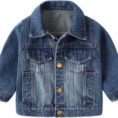 Boys Jean Jacket Kids & Toddler Boys Spring Button Down Denim Jacket Outerwear