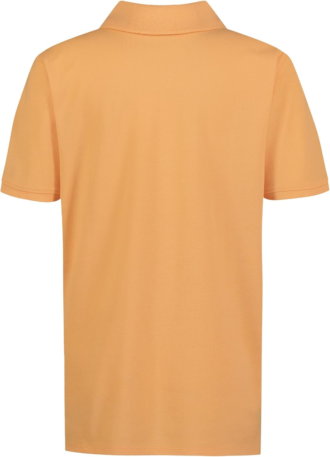 Boys' Short Sleeve Micro Pique Solid , Button Closure, Soft & Comfortable - Image 2