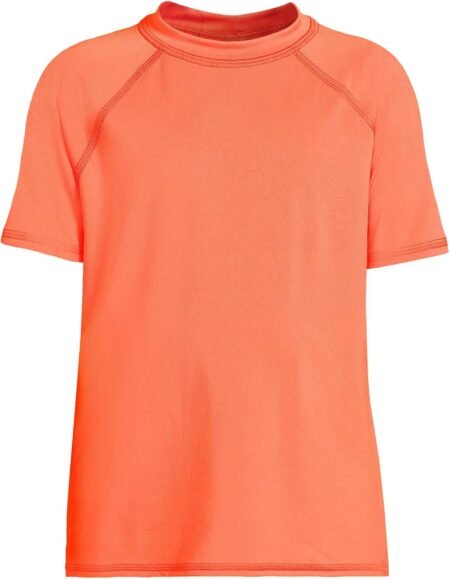 Boys Short Sleeve UPF 50 Sun Protection Rash Guard