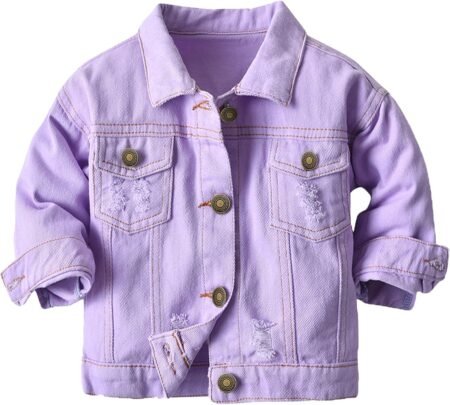 Classic Kids Toddler Baby Boys Casual Outerwear Denim Jacket