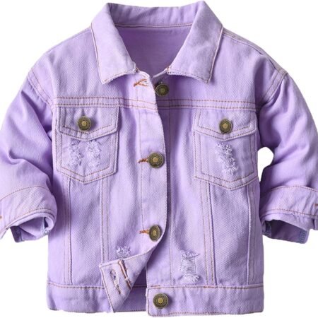 Classic Kids Toddler Baby Boys Casual Outerwear Denim Jacket